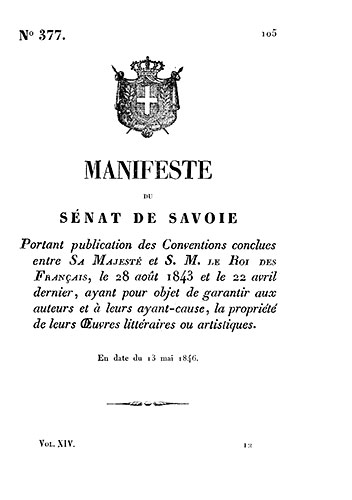 Manifeste du Sénat de Savoie sur la propriété des oeuvres - Reproduction © Norbert Pousseur