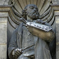 Statue de Théodore Rousseau, peintre naturaliste - © Norbert Pousseur