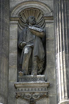 Statue de Théodore Rousseau, peintre naturaliste - © Norbert Pousseur
