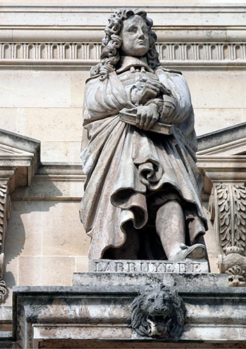 Jean De La Bruyère Une Des Statues De La Cour Napoléon Du Louvre Page